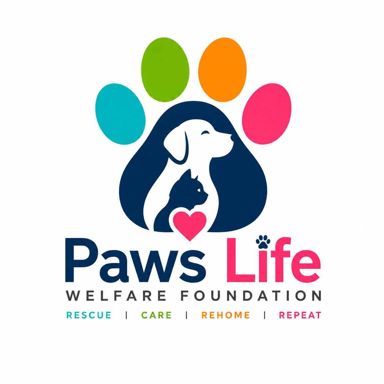 Paws Life Welfare Foundation Logo